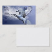 White Pegasus Business Card Visitenkarte (Vorne/Hinten)