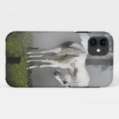 White Pegasus & Mistral Fantasy Kunst, Dichtung un Case-Mate iPhone Hülle (Rückseite (Horizontal))