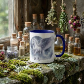 White Pegasus Moonlit Wings Celestial Dream Tasse