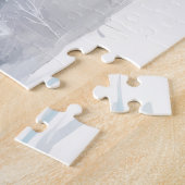 White Pegasus Wings Soft Blue Sky Dreamscape Puzzle (Seite)