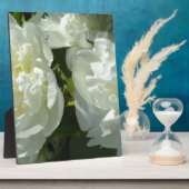 White Peonies Fotoplatte (Seite)