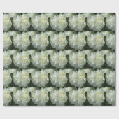 White Peonies Geschenkpapier (Flach)