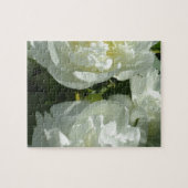White Peonies Puzzle (Horizontal)