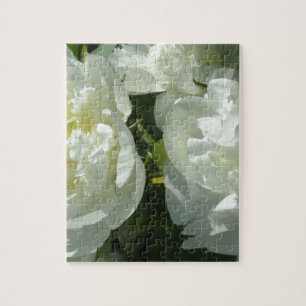 White Peonies Puzzle
