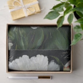 White Peony Blossom Decoupage Seidenpapier (Geschenk)