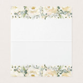 White Peony Epiphany Hochzeitsplatz (Innenseite Aufgefaltet)