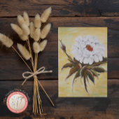 White Peony Feiertagskarte