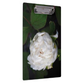 White Peony Floral Fotoboard Klemmbrett (Rechts)