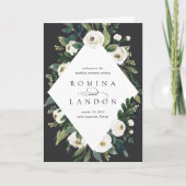 White Peony | Hochzeitswasser für Wasserfarben Programm (Vorderseite)
