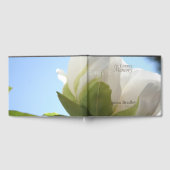 White Peony in Love Memory Funeral Gästebuch (Voll)