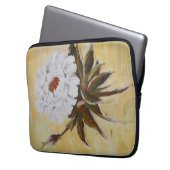 White Peony Laptopschutzhülle (Vorderseite Links)