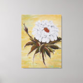 White Peony Leinwanddruck (Vorderseite)