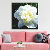White Peony Leinwanddruck (Insitu (Wohnzimmer))