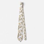 White Peony Neck Tie Krawatte (Vorderseite)