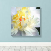 White Peony on Leinwand (Insitu (Holzboden))