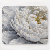White Peony Painting Mousepad (Vorne)