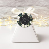 White Peony | Personalisierte Blumenzeremonie Geschenkanhänger