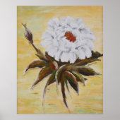 White Peony Poster (Vorne)