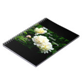 White Peony Trio, 1 Thessaloniker 5:17-18 Notizblock (Linke Seite)