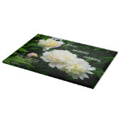 White Peony Trio, 1 Thessaloniker 5:17-18 Schneidebrett (Ecke)