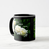 White Peony Trio, 1 Thessaloniker 5:17-18 Tasse (Vorderseite Links)