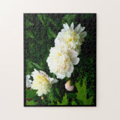 White Peony Trio Puzzle (Vertikal)