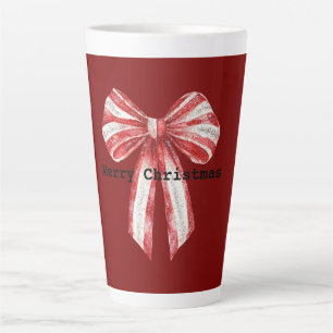 White Peppermint Bows Milchtasse