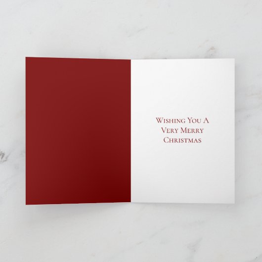 White Peppermint Hirsch Karte (Innenseite)