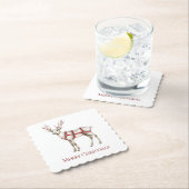 White Peppermint Hirsch Untersetzer (Vor Ort)