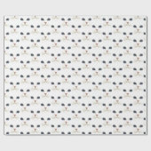 White Persian Cat Face Geschenkpapier (Flach)