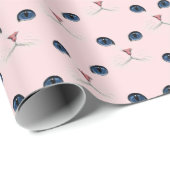 White Persian Cat Face Geschenkpapier (Rolleneckpunkt)