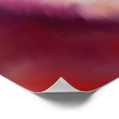 White Persian Cat Fine Art Print Poster (Ecke)