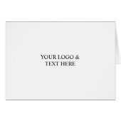 White Personalized – Your Logo & Text Here (Vorderseite (Horizontal))