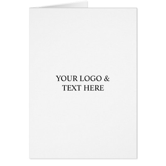 White Personalized – Your Logo & Text Here (Vorne)