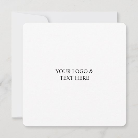 White Personalized – Your Logo & Text Here (Vorderseite)