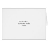 White Personalized – Your Logo & Text Here (Vorderseite (Horizontal))