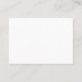 White Personalized – Your Logo & Text Here Begleitkarte (Rückseite)