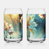 White Petals Glasses Dosenglas (Rückseite)