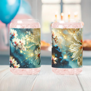 White Petals Glasses Dosenglas