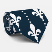 White Petals Krawatte (Gerollt)