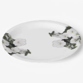 White Petunia Paper-Teller Pappteller (Schrägansicht)