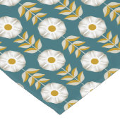 White Petunias Großer Tischläufer (Ecke)