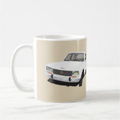 White Peugeot 504 - 2 Bilder - Kaffeetasse (Links)