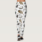 🤍 White Pharaoh Mummy Halloween T-Shirt 🎃 👑 Leggings (Rückseite)