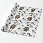 🤍 White Pharaoh Mummy Tissue Paper 🎃 👑 Geschenkpapier (Ungerollt)