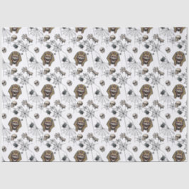 🤍 White Pharaoh Mummy Tissue Paper 🎃 👑 Seidenpapier