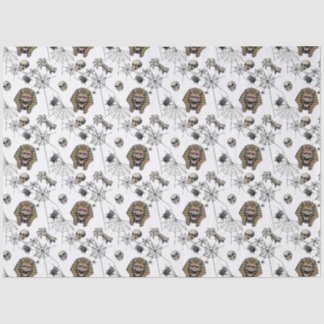 🤍 White Pharaoh Mummy Tissue Paper 🎃 👑 Seidenpapier