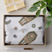 🤍 White Pharaoh Mummy Tissue Paper 🎃 👑 Seidenpapier (Geschenk)