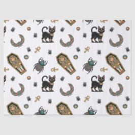 🤍 White Pharaoh Mummy Tissue Paper 🎃 👑 Seidenpapier