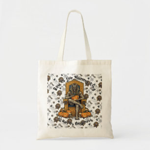 🤍 White Pharaoh Mummy Tote Bag 👑 🎃 Tragetasche